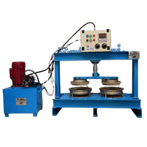 Electric Paper Plate Making Machine - Color: Blue