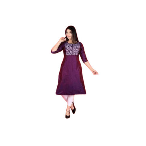 Ladies Kurtis - Color: Purple