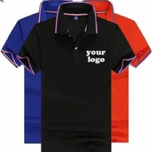 Mens Polo T-Shirts - Cotton Material, All Sizes Available, Plain Design, Short Sleeves, Customizable Logo, Casual Wear