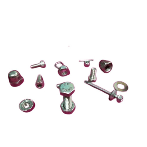 Ss Nut Bolt - Stainless Steel, Standard Size, Silver Color - High Strength, Corrosion Resistance, Easy to Use, Galvanized, Anodized Finish