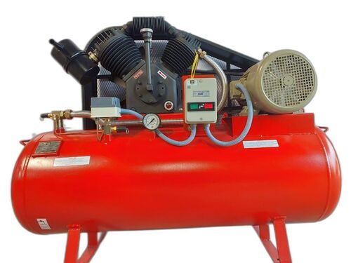 Reciprocating Air Compressor - Color: Red