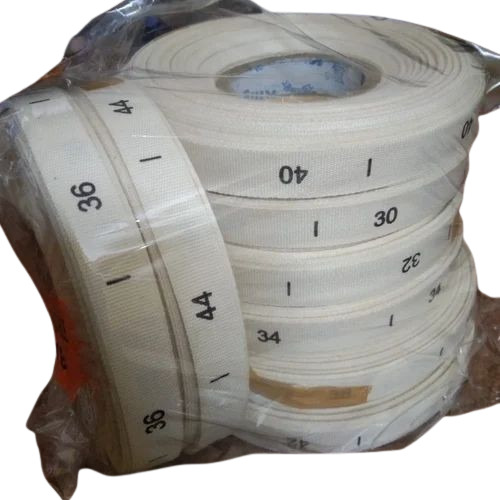 Size Labels - Cotton, 15x30mm, Black, Printed | Ideal for Garment Size and Care Identification
