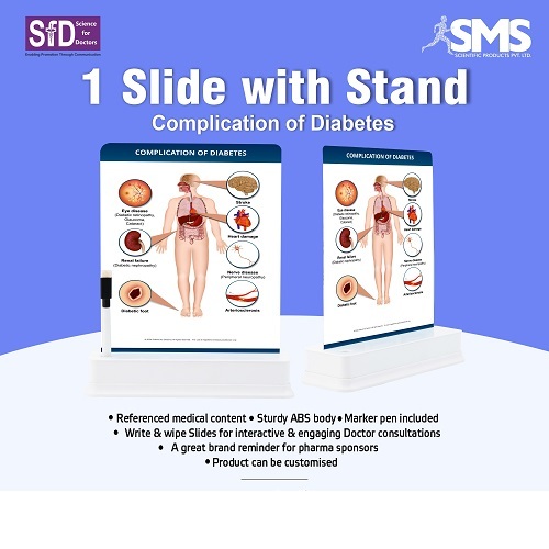 1 Slide With Stand - Complication of Diabetes