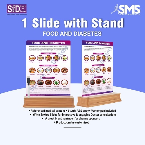 1 Slide With Stand - Food And Diabetes - Age Group: [