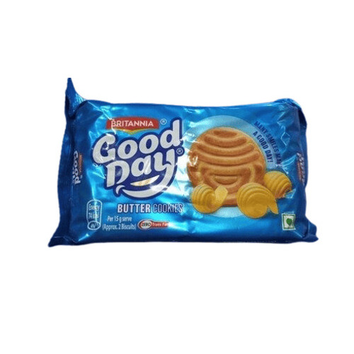 Good Day Biscuit - 100% Pure, Eggless Vegetarian Cookies | Gluten Free, Low-Carb, Cheese Flavor, Semi-Soft Texture, Round Shape, Family Pack Box