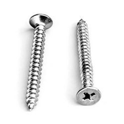 Stainless Steel Screw - Hexagonal & Round Shape, Standard Size, Grey Color | Polished Finish, Versatile for Industrial Applications