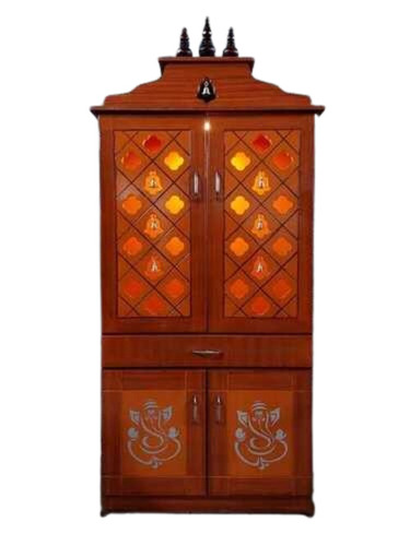 Wooden Pooja Cupboard
