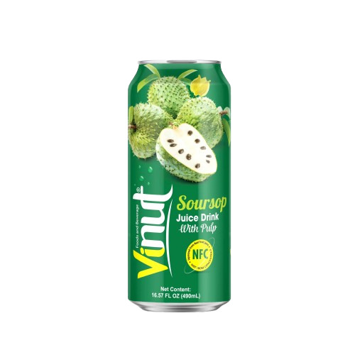 50% Nfc Soursop Juice Drink With Pulp - Packaging: Can (Tinned)