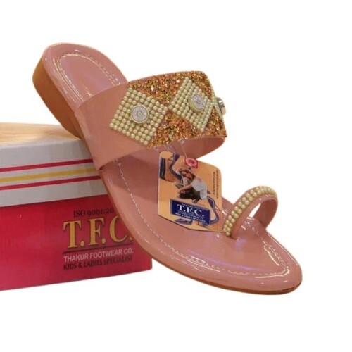 Ladies Fancy Chappals - Genuine Leather Various Sizes | Colorfast Seamless Finish Lightweight Perfect Fit for All Seasons