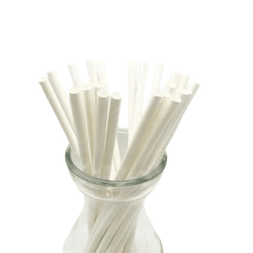 Paper Straw - 6 mm & 8 mm | Eco-Friendly, Lightweight, Biodegradable, Heat & Cold Resistant, Plain White