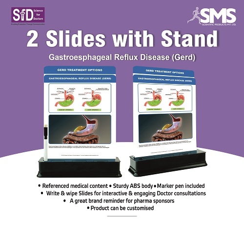 2 Slides With Stand - Gastroesphageal Reflux Disease Gerd