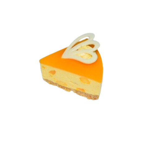 Mango Cheese Pastry - Flaky Pastry Crust, Creamy Mango Cheesecake Filling, Velvety Texture, Sweet Mango Topping | Refreshing Summer Dessert Indulgence