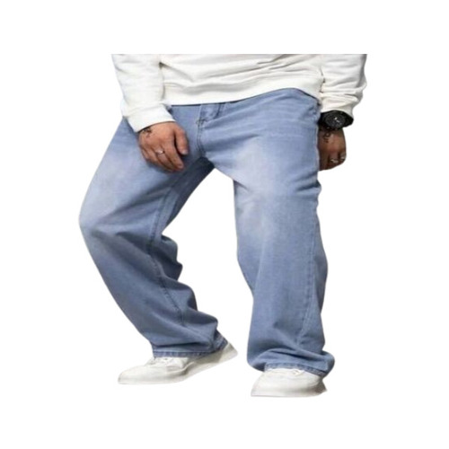 Mens Denim Jeans - Denim Material, Relaxed Fit, Blue Color | Attractive Designs, Comfortable, Shiny Look for Casual Wear