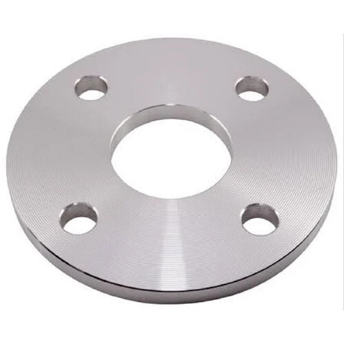 SS Slip On Flange Table - Stainless Steel, 7 Inch Diameter, Silver Color | Easy Installation, Durable for Oil, Gas, and Water Supply Applications