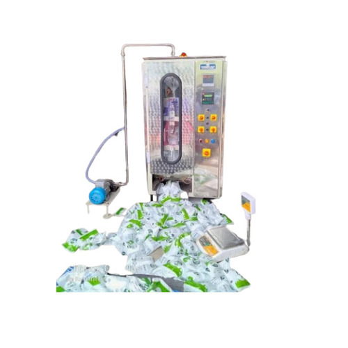 Automatic Liquid Pouch Packing Machine - Color: Silver