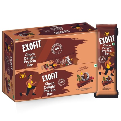 Exofit Choco Delight Protein Bar - Flavor: Chocolate