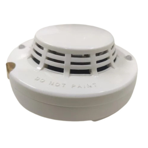 Smoke Detector - Plastic Material, Automatic Functionality | Durable, Easy To Install, Ideal for Hospitals and Malls, Battery and Electric Power Source, Roof or Wall Mounting