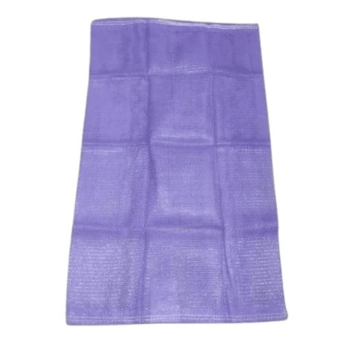 Purple Pp Leno Bag - Material: Plastic