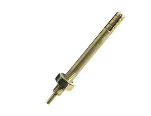 Ss Anchor Fasteners - Mild Steel, Round Shape, Golden Color | Fire Resistant, High-Quality Surface Finish, Polished Design