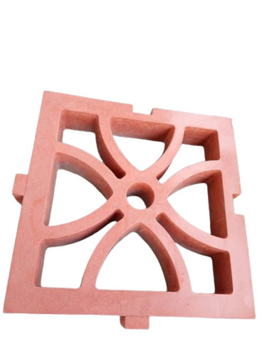 Cast Products - Fine Finished Square Shape Durable Orange Color Customized Size Polished Surface for Industrial Application