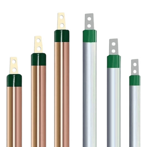 Chemical Earthing Electrode - Copper Bonded Steel, Standard Size, Copper Metallic Color, High Conductivity, Corrosion and Rust Resistant, Polished Surface Finish, 100% Material Purity, No Warranty