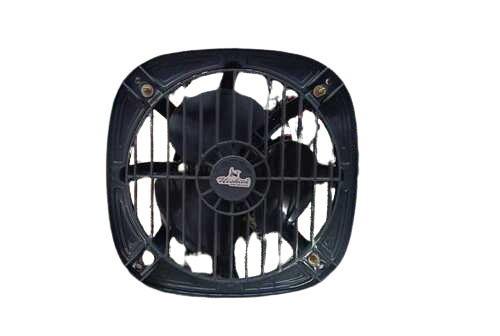 Exhaust Fan - Metal, 3 Blades, Black | High Speed, Wall Mounted, Energy Efficient, 1-Year Warranty, Durable Design