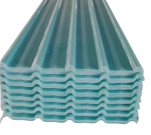 Frp Corrugated Roofing Sheet - Color: Transparent