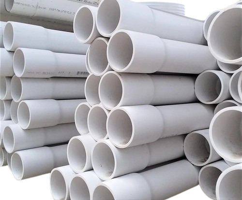 Hdpe Plastic Pipe - Seamless Round Design, Female Connection, Durable White Material, Fine Finished Quality