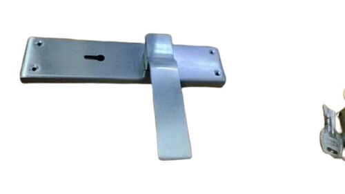 Mortise Door Handle - Color: Silver