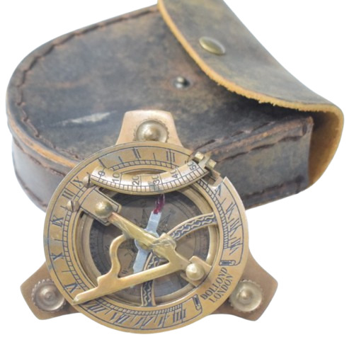 Brass Sundial Compass