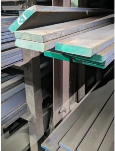 Flat Bars - Mild Steel, EN8 Bright Round Shape, Grey Color | Durable, Fine Finished, Very Good Quality