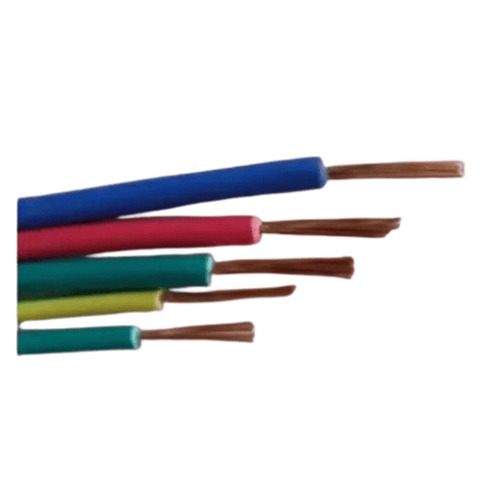 Electrical Wire - Copper Conductor PVC Insulation 1 Core 1100 Volt Rated Voltage | Shock Heat Fire Flame Resistant Flexible Easy to Use