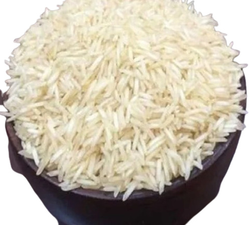 Golden Sella Basmati Rice - Soft Texture, Long Grain, Unpolished Finish | Gluten Free, 100% Purity, Solid Form, Dried White Rice