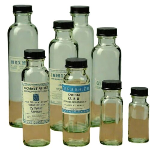 Homeopathy Bottles - Glass Round Transparent | Leak Resistant Lightweight Pocket Friendly Crack Resistant Timely Delivery