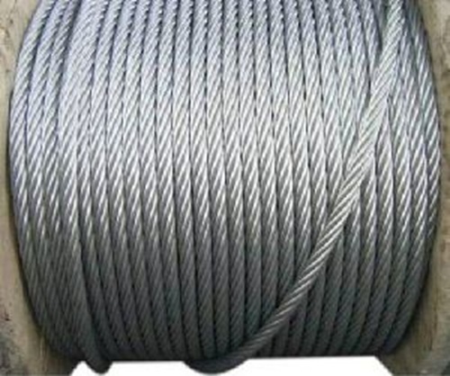 Steel Wire Ropes - 5-10mm, Triple Twist, Silver | Flame Retardant, Ideal for Industrial and Marine Rescue Operations