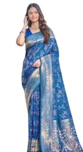 Cotton Saree - Bust Size: 140  Meter (M)