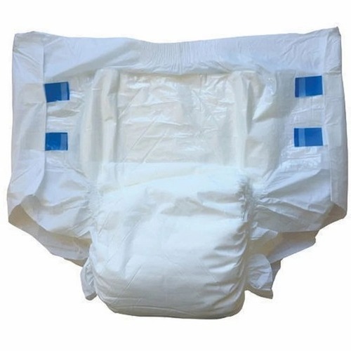 Disposable Adult Diaper - Cotton Material, Sizes L-XXL, White Color | Skin-Friendly, High Absorption, Anti-Rash, All Round Protection, Ultra Thin Pads, Breathable, Easy to Use