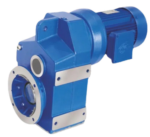 Industrial Gearbox - Iron Material, Standard Size, Blue Color | Electric Power Source, Durable Design, Worm Gears