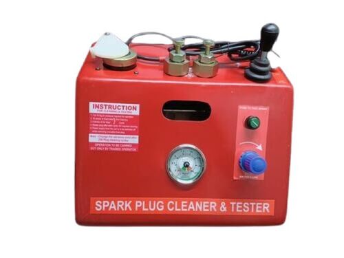 Spark Plug Cleaner And Tester - Color: Red