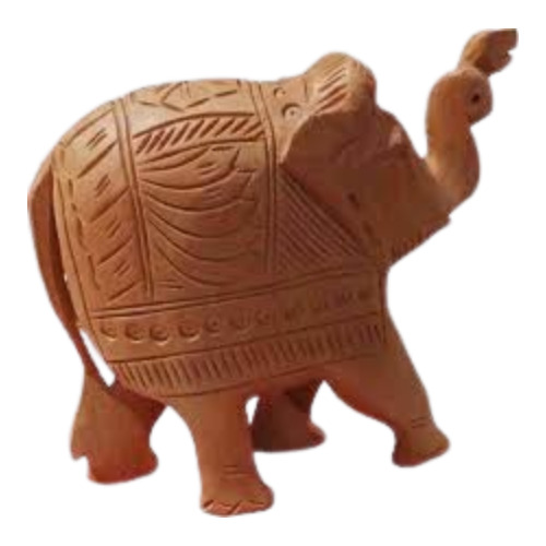 Terracotta Elephant Statue