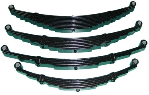 Automobile Leaf Spring - Color: Black