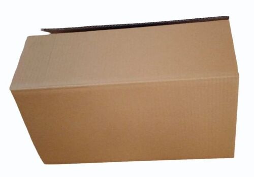 Brown Plain Corrugated Boxes - Material: Paper