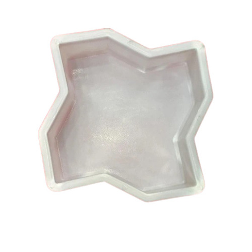 Paver Block Mould - Silicone Material, Star Shaping Mode, White Color | Fine Finished, Corrosion Resistant, Ideal for Paver Block Production