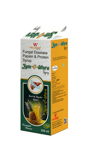 Wellware Sugar Free Zymoware Digestive Enzyme Syrup 200Ml - Suitable For: ]