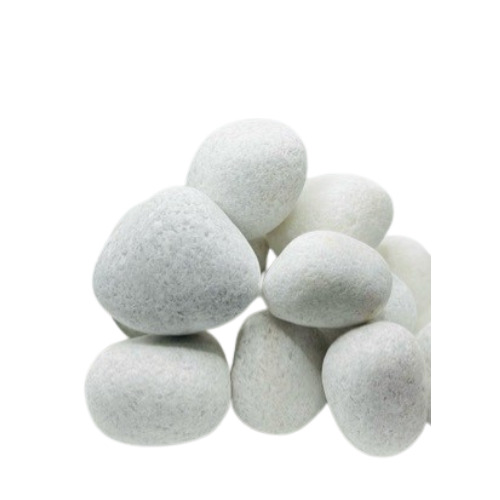 White Pebbles Stones - Natural Stone Type: Marble