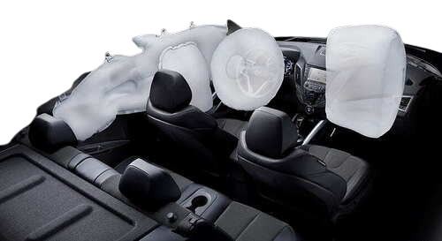 Air Bags - Rubber and Polypropylene, 40 Micron Thickness, Durable White Design | Customized Size, Warranty 1 Year, Ideal for Four Wheelers