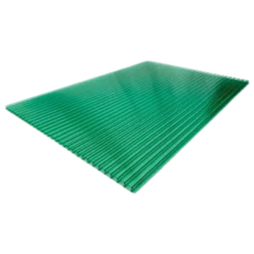 Green Polycarbonate Sheet - Pattern: Color Coated