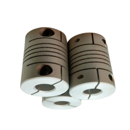 Industrial Flexible Encoder Coupling - Aluminum Disc, Silver Color, 4000 Rpm | Rust Resistant, Standard And Non-standard Sizes, Hose Tail Connection