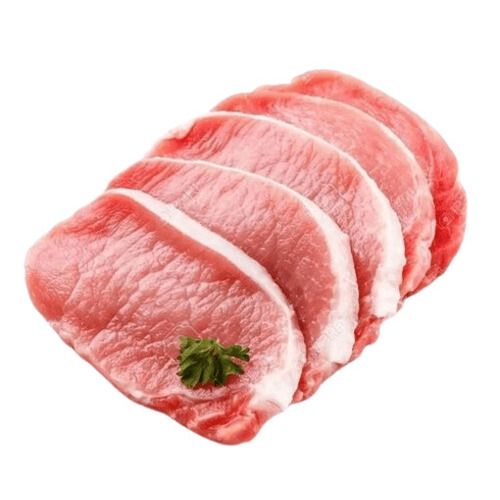Pork Meat - Boneless Chopped Headless, Frozen - Caffeinated, Nutritious, 100% Pure, Storage in Cool Place