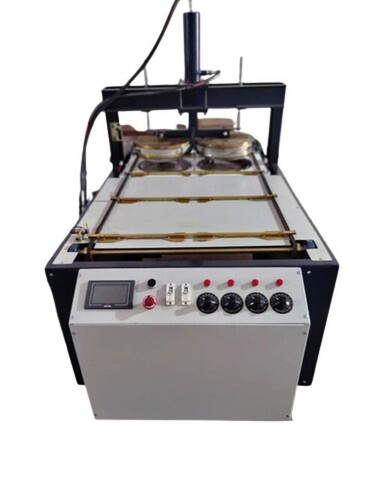 Automatic Hydraulic Paper Plate Making Machine - Color: White